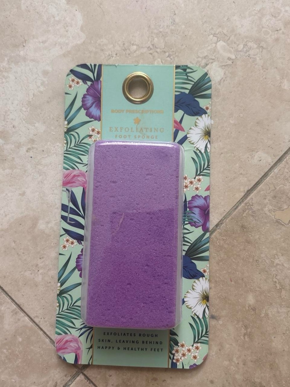 Body Prescriptions Purple Exfoliating Foot Sponge